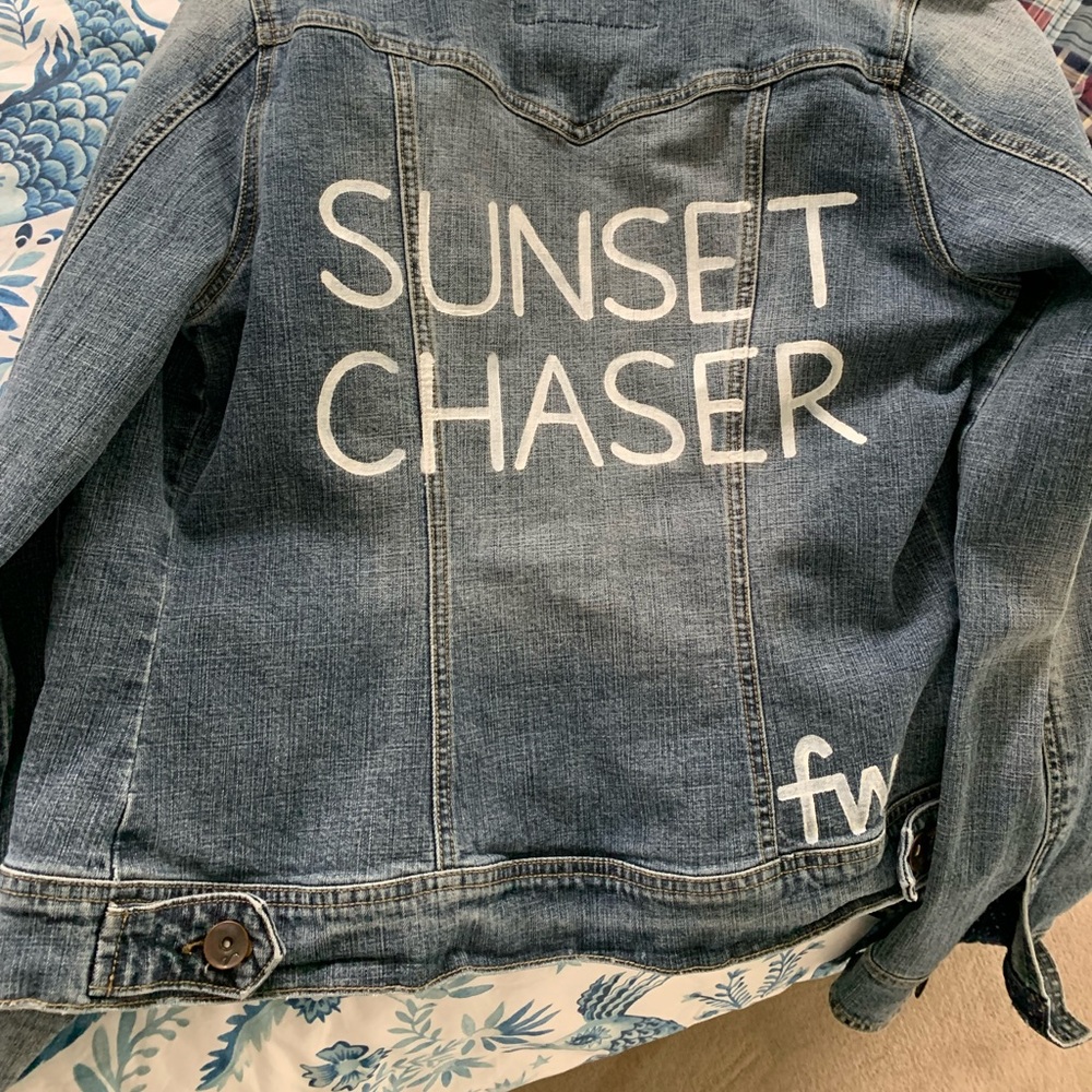 Custom denim jacket